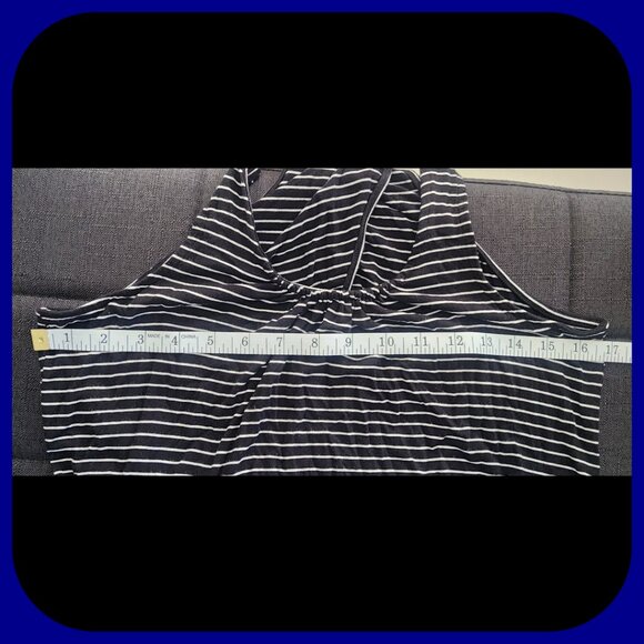 LORD & TAYLOR || Stretched Striped Maxi Dress (SIZE S) - Picture 7 of 7